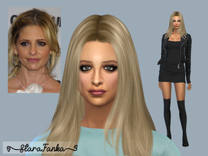 Sims 4 — Sarah Michelle Gellar (request) by starafanka — DOWNLOAD EVERYTHING IF YOU WANT THE SIM TO BE THE SAME AS IN THE