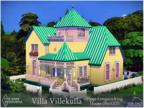 Sims 4 — Villa Villekulla - Pippi Longstocking (No CC!) by nobody13922 — My version of Villa Villekula inspired by the