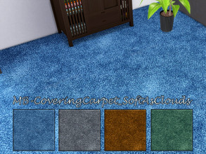 Sims 4 — MB-CoveringCarpet_SoftAsClouds by matomibotaki — MB-CoveringCarpet_SoftAsClouds Soft and fluffy carpet in 4