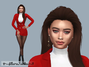 Sims 4 — Suzette Webster by starafanka — DOWNLOAD EVERYTHING IF YOU WANT THE SIM TO BE THE SAME AS IN THE PICTURES NO