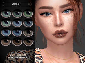 Sims 4 — Eyes N.207 by IzzieMcFire — - Stand alone item with thumbnail - 12 colors - All ages and genders - HQ texture -
