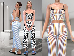 Sims 4 — Corset Top [SET] DO342 by DOLilac — Custom thumbnail New Mesh 6 Colors Adult-Elder-Teen-Young Adult For Female