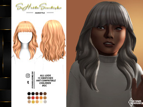 Sims 4 — Kelsey Hairstyle (Child) by sehablasimlish — I hope you like it and enjoy it.