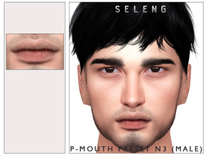 Sims 4 — [Patreon] P-Mouth Preset N1 (male) by Seleng — -Cas lips preset- Male only Teen to Elder Custom Thumbnail It