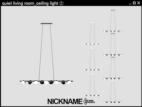 Sims 4 — quiet living room ceiling light T by NICKNAME_sims4 — quiet and modern living room set 17 package files. -quiet