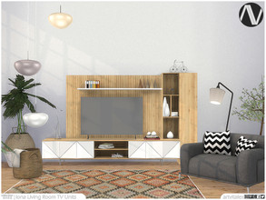 Sims 4 — Iona Living Room TV Units by ArtVitalex — Living Room Collection | All rights reserved | Belong to 2022