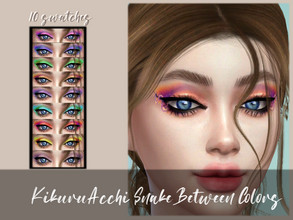 Sims 4 — Snake Between Colors by siyahanime — - It is suitable for Female and Male. ( Teen to elder ) - 10 swatches -