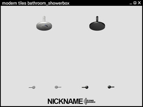 Sims 4 — [NICKNAME] modern tiles bathroom_showerbox by NICKNAME_sims4 — 13 package files. -modern tiles bathroom_bathtub