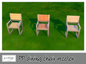 Sims 4 — PP sit dining by so87g — cost: 90$, 3 colors, you can find it in comfort - chair (dining) NEW features of the