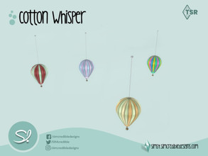 Sims 4 — Cotton Whisper mobile small by SIMcredible! — by SIMcredibledesigns.com available at TSR 4 colors variations