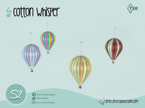 Sims 4 — Cotton whisper mobile large by SIMcredible! — by SIMcredibledesigns.com available at TSR 4 colors variations