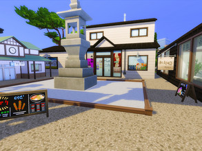 Sims 4 — Ramen Ya Restaurant by ImAliyahTeapot — An Asian themed restaurant, that I built in Windenburg. It was placed on