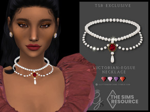 Sims 4 — Victorian-eqsue Necklace by Glitterberryfly — A victorian inspired necklace