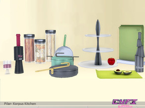 Sims 4 — CYFIi Korpus Decorative Kitchen by Pilar — CYFIi Korpus Decorative Kitchen