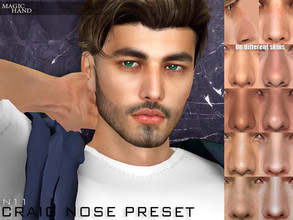 Sims 4 — [Patreon] Craig Nose Preset N11 by MagicHand — Nose preset for males and females - HQ Compatible Click on the