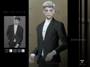Sims 4 — JEYS-DOMENTOR2-SUIT by jeys20xx — Color: 5 All LODs Supports custom editing of clothing colors Make sure the