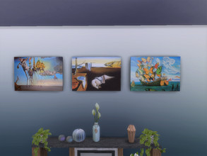 Sims 4 — Tribute to Dali  by Morrii — S. Dali paintings
