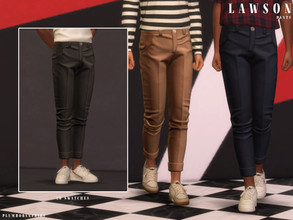 Sims 4 — LAWSON | pants by Plumbobs_n_Fries — Rolled up Pants New Mesh HQ Texture Male | Teen - Elders Hot and Cold