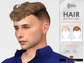 Sims 4 — ON0515 Hair Retexture Mesh Needed by remaron — Hair retexture for male in The Sims 4 PLEASE READ BEFORE DOWNLOAD