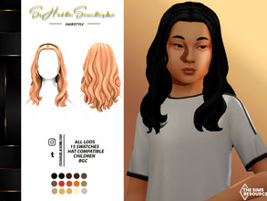 Sims 4 — Cassidy Hairstyle (Child) by sehablasimlish — I Hope you like it and enjoy it.