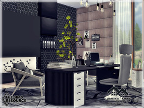 Sims 4 — IMENA - Office - CC only TSR by marychabb — I present a room - Office , that is fully equipped. Tested.