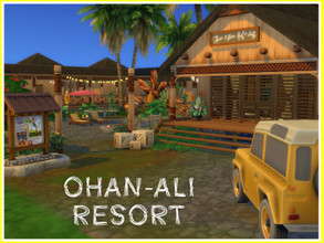 Sims 4 — Ohan-Ali Resort (no CC) by Youlie25 — Sul Sul, This rental house is ideally located close to the beach. Single,