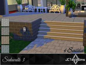 Sims 4 — Sidewalk 3 by JCTekkSims — Created by JCTekkSims