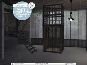 Sims 4 — [Patreon] Scripted - Lift Functional elevators (Part 1) by Syboubou — This set contains functional elevators !
