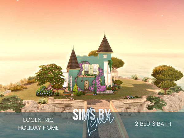 Sims 4 — Eccentric Holiday Home by SIMSBYLINEA — Why should your vacation home be as boring as your everyday life is?