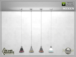 Sims 4 — Mixen bedroom ceiling light by jomsims — Mixen bedroom ceiling light