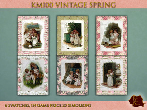 Sims 4 — KM100 Vintage Spring by Kurimuri100 — Childhood is the best of all the seasons of life.