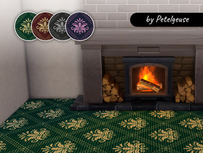 Sims 4 — Carpet 06 by Petelgeuse — You can easily find my CC files in the game! Enter in the search box Petelgeuse Follow