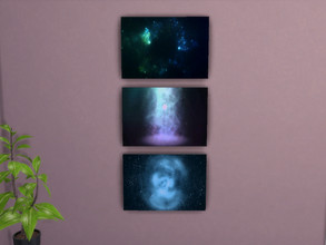 Sims 4 — 3 Prints of Space by Morrii — Prints of Space