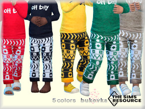 Sims 4 — Pants Oh Boy  by bukovka — Pants for boys. Designed for toddlers. Installed independently. The new mesh is mine,