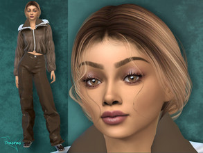 Sims 4 — Charlene Courtin by caro542 — Hello, I'm Charlene, sporty and adventurous, I'm waiting for you for an ultimate