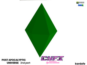 Sims 4 — CYFI_kardofe_Post apocalyptic universe_Plumbob by kardofe — Plummet of the sims, large size. You can choose to