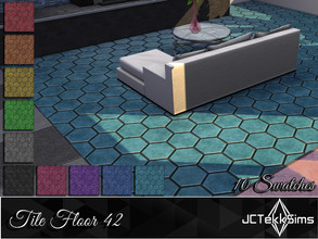 Sims 4 — Tile Floor 42 by JCTekkSims — Created by JCTekkSims