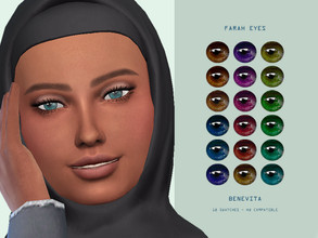 Sims 4 — Farah Eyes [HQ] by Benevita — Farah Eyes HQ Mod Compatible 18 Swatches For all age I hope you like! :)