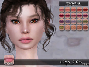 Sims 4 — Lips_263 by tatygagg — New Lipstick for your sims - Female, Male - Human, Alien - Teen to Elder - Hq Compatible