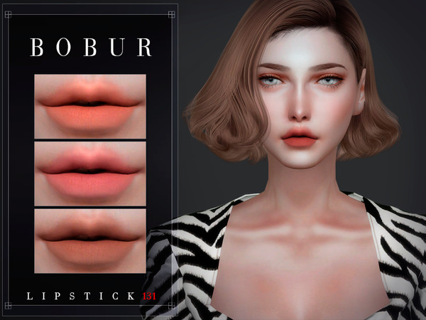 Sims 4 — Matte Lipstick with teeth by Bobur2 — Matte Lipstick with teeth for female 12 colors HQ compatible I hope you