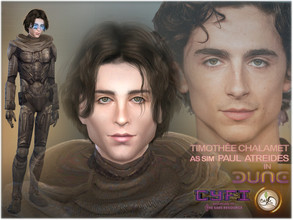 Sims 4 — SIM Timothee Chalamet as Paul Atreides [Dune] - CyFi by BAkalia — Hello :) This is my version of Sim Timothee