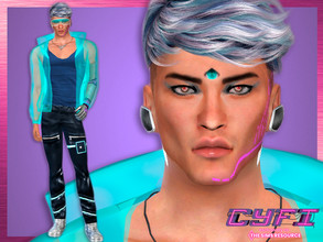 Sims 4 — CyFi - Zhen Sun by DarkWave14 — Download all CC's listed in the Required Tab to have the sim like in the
