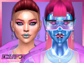Sims 4 — CyFi - Venera Orion by DarkWave14 — Download all CC's listed in the Required Tab to have the sim like in the