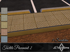 Sims 4 — Tactile Pavement 2 by JCTekkSims — Created by JCTekkSims