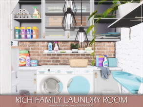 Sims 4 — Rich Family Laundry Room by MychQQQ — Value: $ 4,444 Size: 4x3