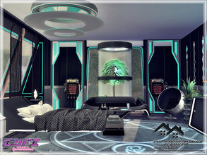 Sims 4 — CYFI - CYKLON - Bedroom - CC only TSR by marychabb — I present a Bedroom , that is fully equipped. Tested.