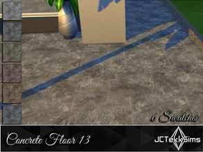 Sims 4 — Concrete Floor 13 by JCTekkSims — Created by JCTekkSims