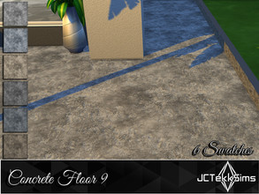 Sims 4 — Concrete Floor 9 by JCTekkSims — Created by JCTekkSims
