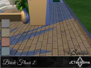 Sims 4 — Brick Floor 2 by JCTekkSims — Created by JCTekkSims