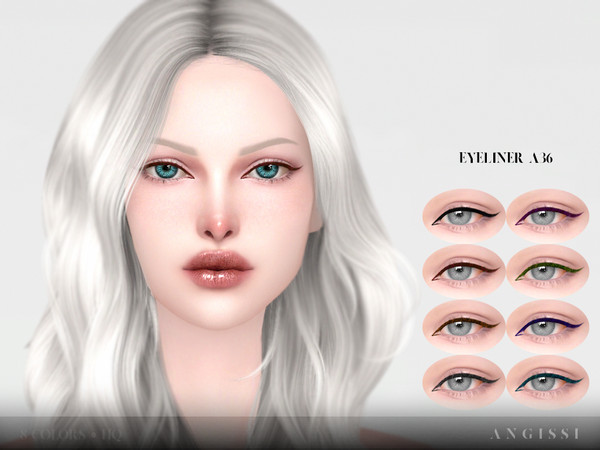 Sims 4 — Eyeliner A36 by ANGISSI — *For all questions go here - angissi.tumblr.com *8 colors *HQ compatible *Female